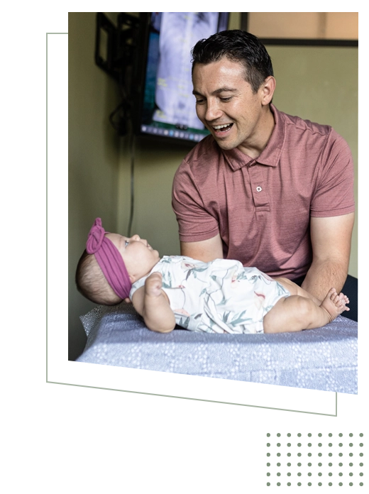 Chiropractor Reno NV Shain Smith With Baby