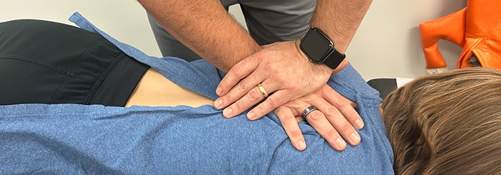 Chiropractor Reno NV Shain Smith Back Adjustment Patient